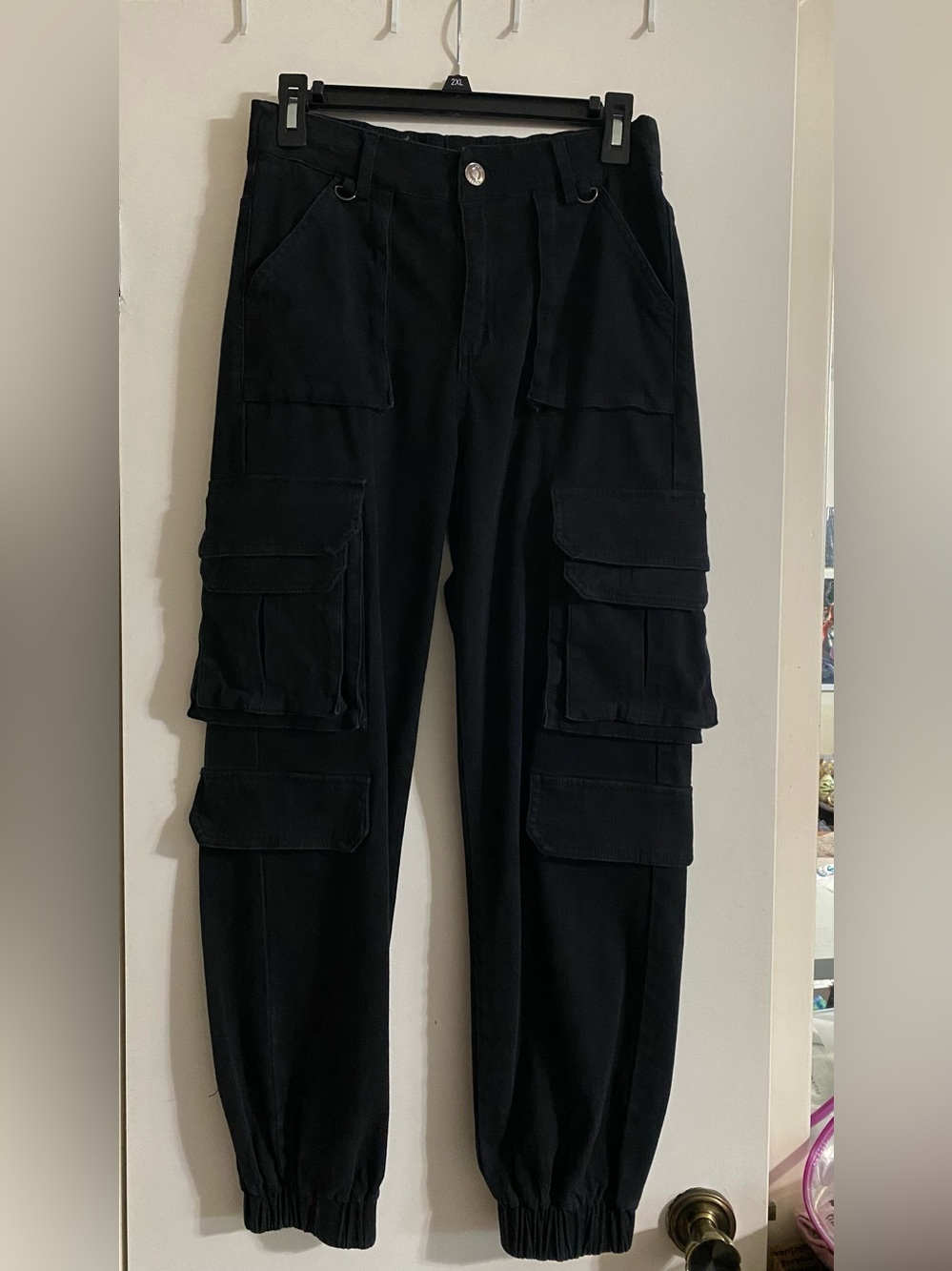 Rue21 Black Cargo Jogger Pants